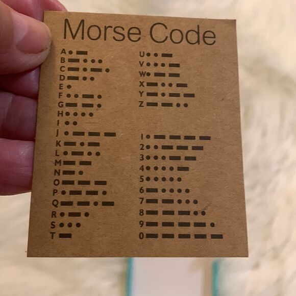 Sannyra Morse code initial disc beads “Best B******” adjustable silk cord brac… - Picture 2 of 4